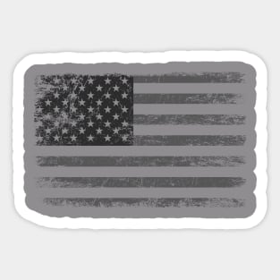 US Flag Vintage Distressed Look American Flag Sticker